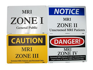 MRI Zone I-IV Signs