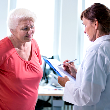 MRI Patient with MRI Staff Member