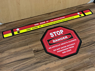 MRI Floor Zone Decals