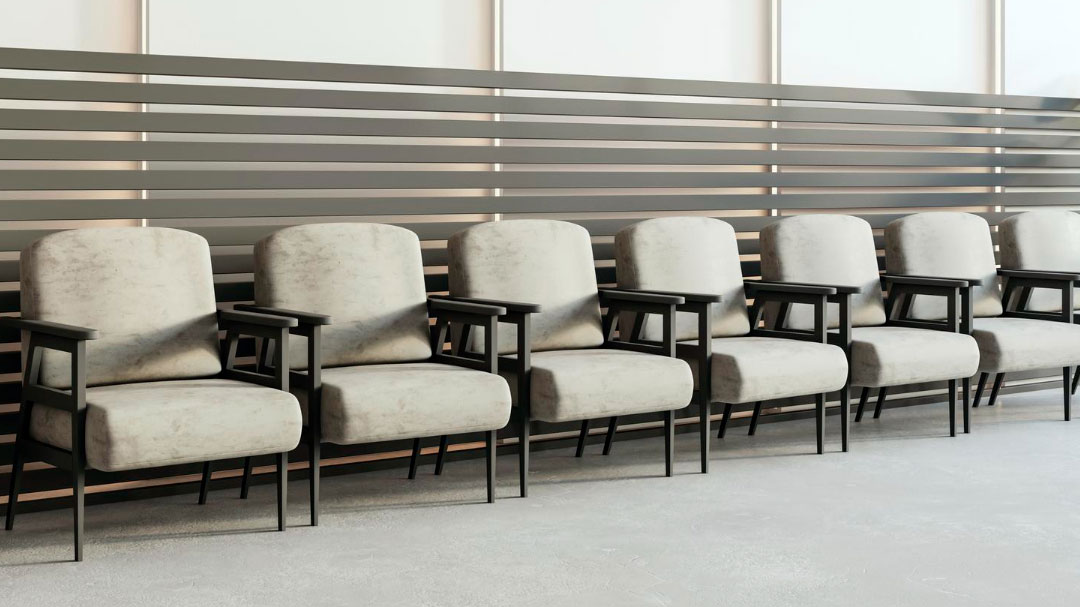 Waiting room furniture example